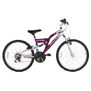 Flite Starlet Girls 24 Dual Suspension Bike