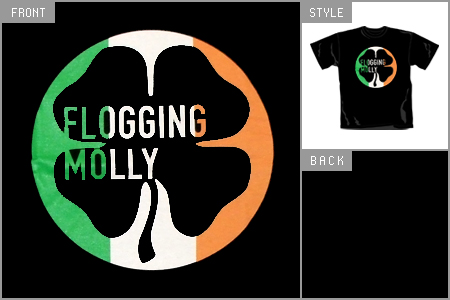 (Shamrock Flag) T-Shirt tmm_ts_3202