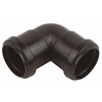 Pushfit 40mm 90 Bend Black