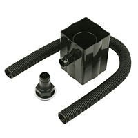 Rainwater Diverter Black 70mm