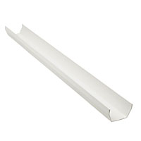 Square Line Gutter 114mm White