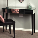 Mirrored bar handled dressing table