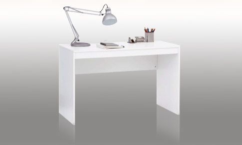 florian Desk - White Blue and Orange