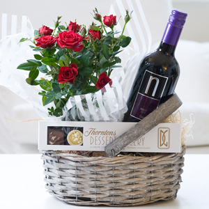 Red Gift Basket