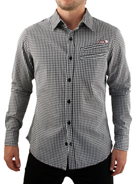 Black Marathon Check Shirt