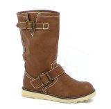 Garage Shoes - Redadare - Womens Calf Length Boot - Tan Size 8 UK