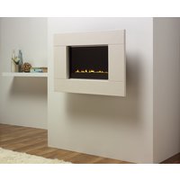 Limestone Contemporary Flueless Gas Fire