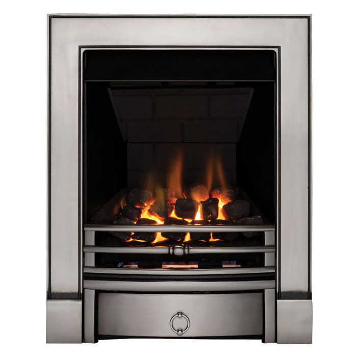 Soho Multiflue Gas Inset Fire Chrome Finish