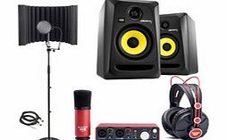 Scarlett Recording Pack and KRK RP5