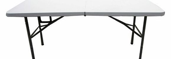 Folding Tables UK 5FT Rectangular folding trestle table - folds in half with fold-away legs. FT-11