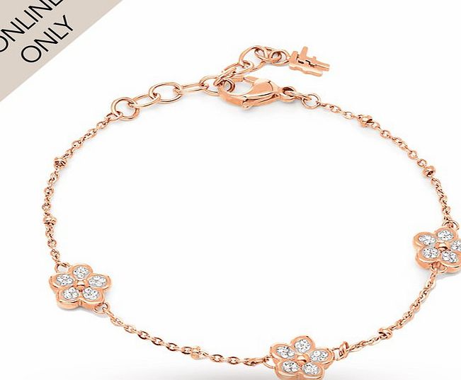 Folli Follie Wonder Rose Bracelets Clear Crystal