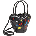 Fontanelli Kisses Italian Calf Leather Handbag