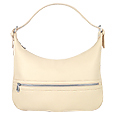 Fontanelli White Soft Calf Leather Hobo Bag