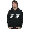 Zip Hoodie - Double F (Black)