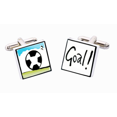 Goal Ceramic Cufflinks