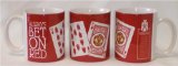 FOOTBALL MANIA LTD OFFICIAL MANCHESTER UNITED F.C. PREMIERSHIP CHAMPIONS ALWAYS BET OR RED CERAMIC MUG ..