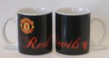 OFFICIAL MANCHESTER UNITED F.C. RED DEVILS CERAMIC MUG 2009 VERSION