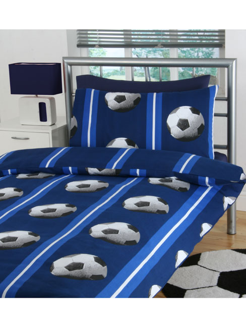 Football Single Duvet Cover and Pillowcase