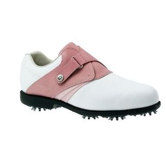 Footjoy WOMENS AQL GOLF SHOES (WHITE/PINK) 4.5