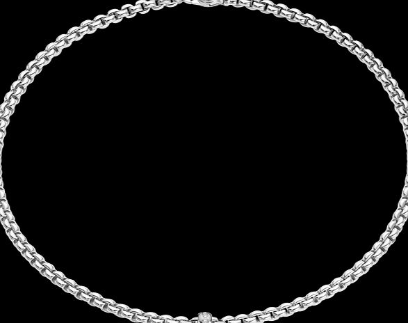 Fope 18ct White Gold Flex It Necklace 7201CBBR