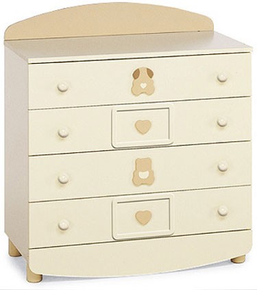 Foppapedretti Bambino Legno Favola Four Drawer Chest