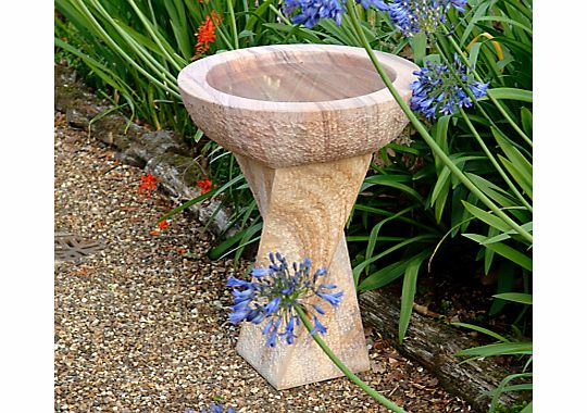 Foras Rainbow Twist Birdbath