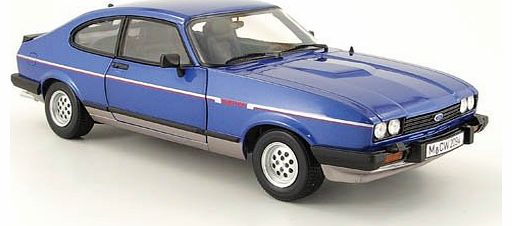 Ford Capri MK III 2.8i, blue/silver , 1981, Model Car, Ready-made, Norev/MCW 1:18