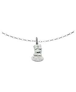 Forever Friends Sterling Silver For You Bear Pendant