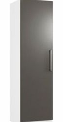 Darwin Anthracite & White 1 Door Wardrobe