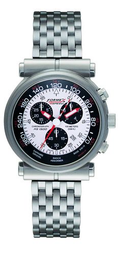 Formex 4 Speed Formex 4Speed AS 1500 Chrono-Tacho Aviator Quartz - White/Black