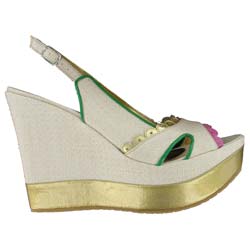 FORNARINA FORN DEE PEEP TOE WEDGE