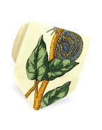 Fornasetti Animali Ivory Printed Silk Tie