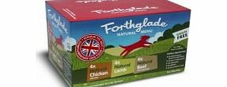 Forthglade Natural Menu Multicase, 395 g, Pack of 12