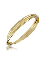18K Yellow Gold Hinged Bangle Bracelet