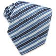 Forzieri Blue Ribbon Bands Woven Silk Tie
