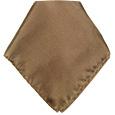 Brown Silk Pocket Square