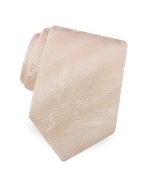 Forzieri Gold Line Large Paisley Pattern Woven Silk Tie