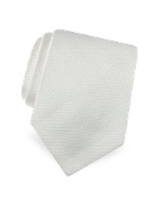 Forzieri Gold Line Solid Classic Woven Silk Tie