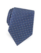 Forzieri Mini Flowers Classic Printed Silk Tie