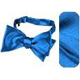 Forzieri Sky Blue Solid Silk Self-tie Bowtie