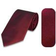 Solid Bordeaux Extra-Long Tie