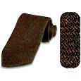 Forzieri Solid Dark Brown Cashmere Tie