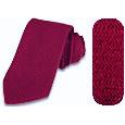 Forzieri Solid Red Cashmere Tie