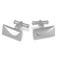 Sterling Silver Rectangular Cuff Links