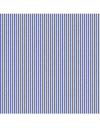 Forzieri White and Blue Striped 2 Ply Poplin Cotton