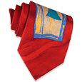 Forzieri Woman in Frame Silk Tie