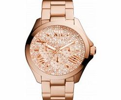 Fossil Ladies Cecile Rose Gold Steel Bracelet