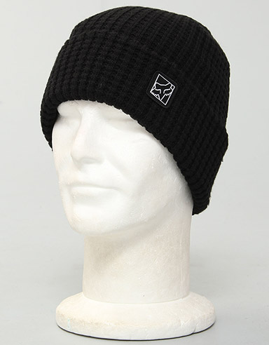 Fox Comfort Cuff beanie - Black