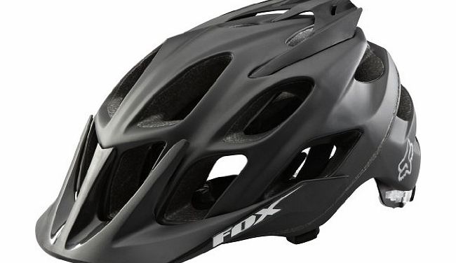 Fox Head Fox Flux Mountain Bike Helmet - Matt Black, S/M