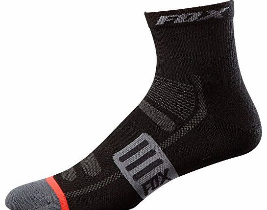 Fox Head Fox Merino Wool 4in Sock - Black, L/XL